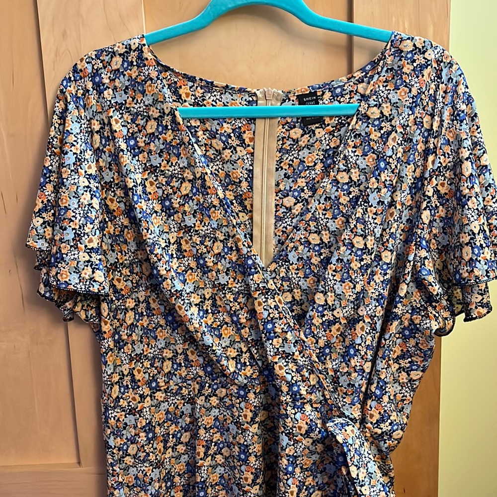 Floral dress short